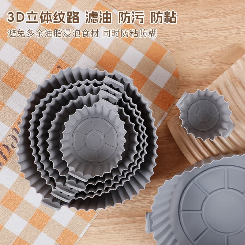 Best-selling Silicone Baking Mat for Air Fryer, BBQ Grill Pad, Oven Tray for Home Baking