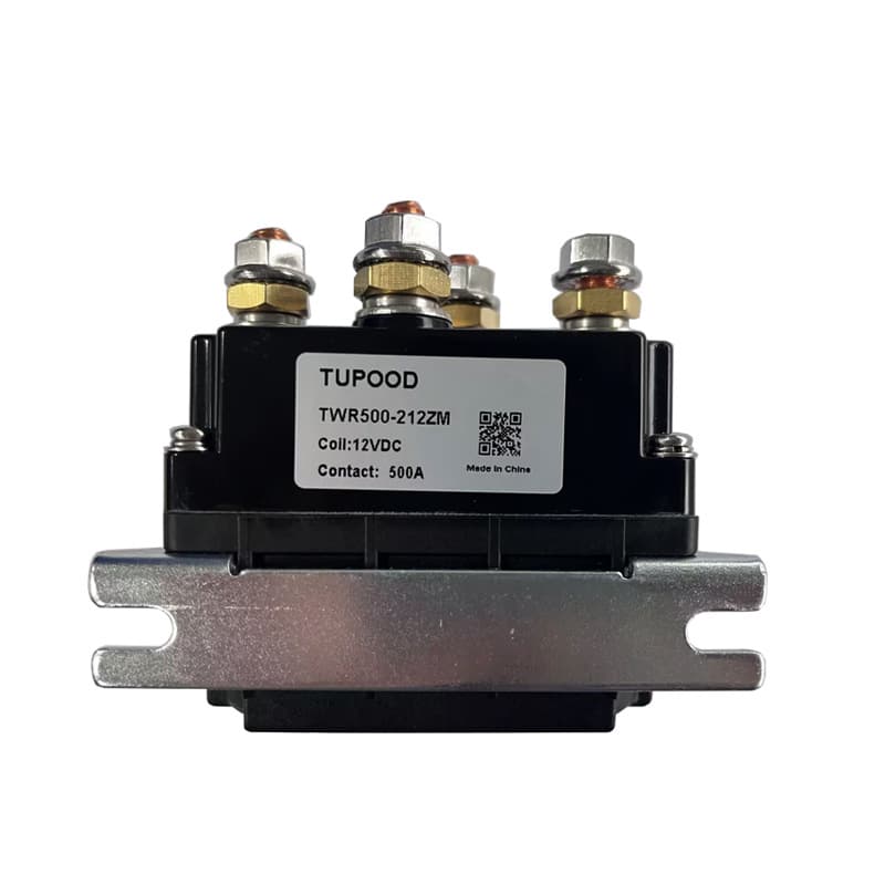 TUPOOD Winch High Power DC Contactor, Heavy Duty Trailer Winch Switch 500A 12V Controller