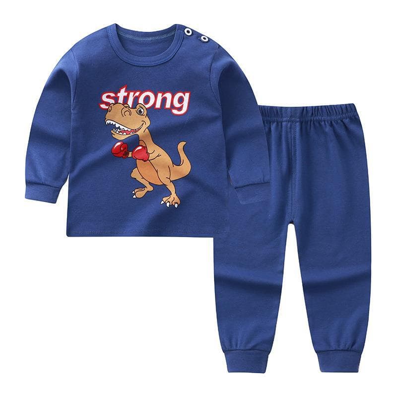 2025 New Children's Underwear Set Boys Autumn/Winter Pajamas Baby Thermal Underwear Girls Homewear Long Sleeve