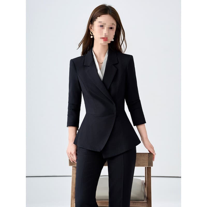 Professional Suit Set Women Spring Autumn 2025 New Jewelry Store Front Desk Workwear Mall Sales Clerk Work Clothes Suit