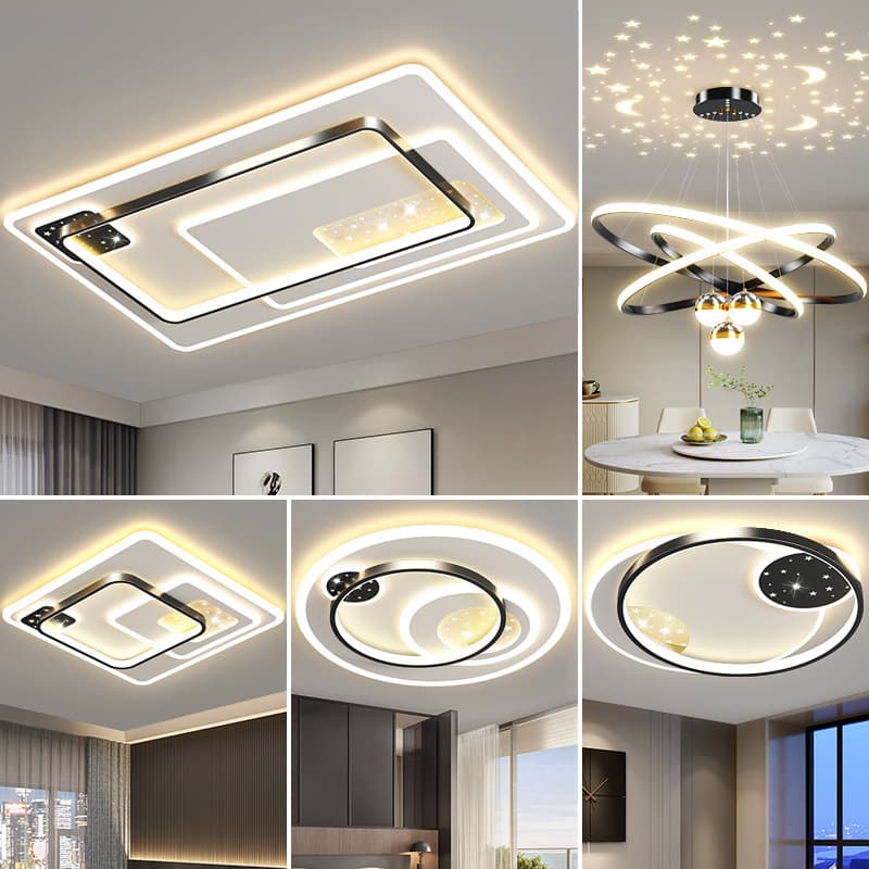 Full-spectrum ceiling light for home decoration, elegant living room light, high-end new smart whole-house lighting set