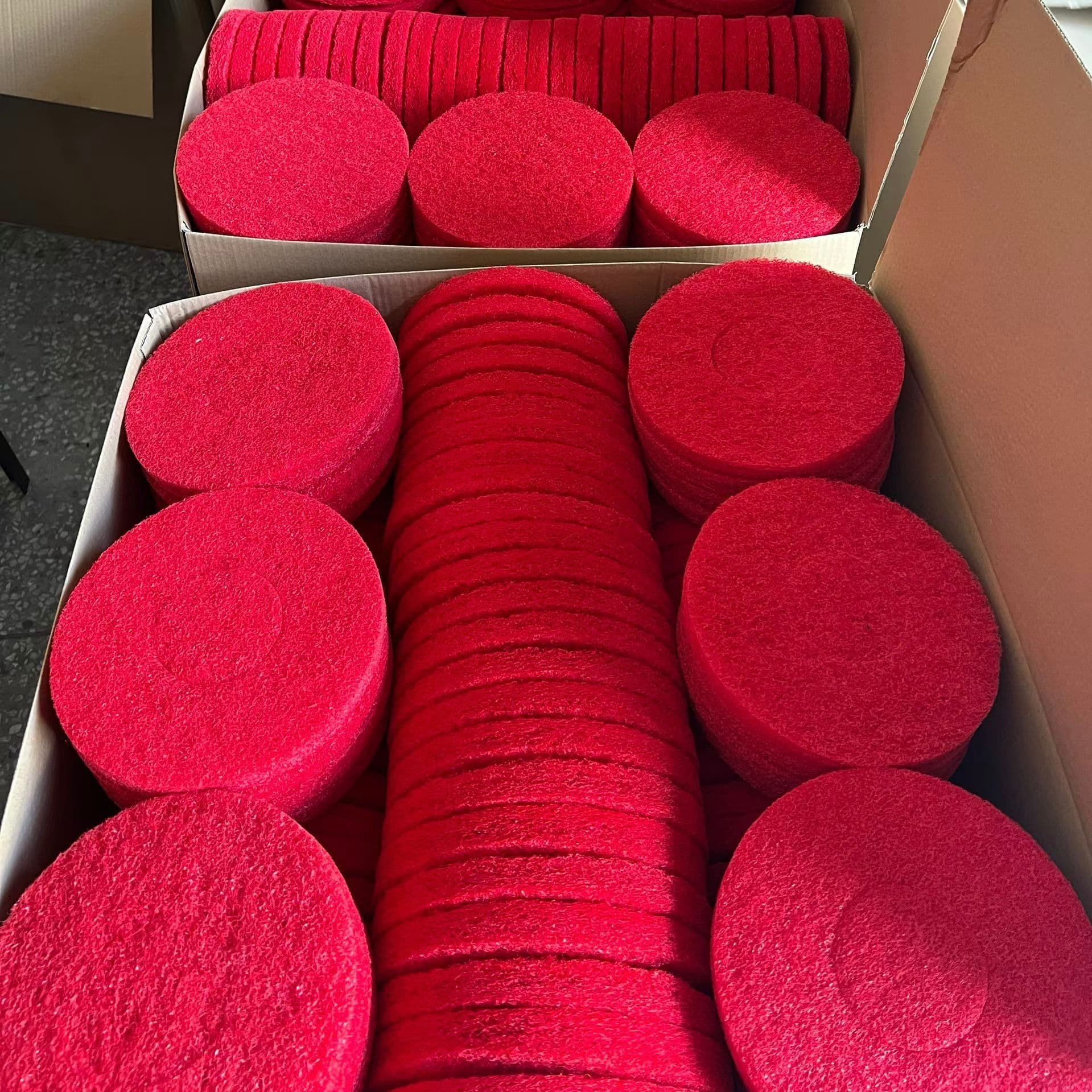 Multi-specification Scouring Pads, Special Polishing and Wax-stripping Cleaning Pads for Floor Scrubbers, Grinding Pads