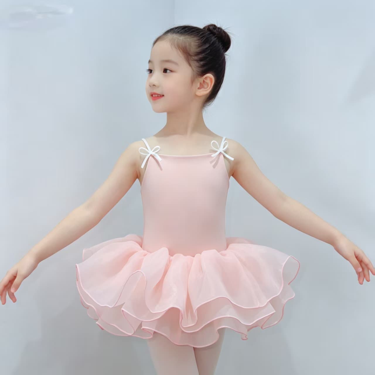 Children's ballet clothing for girls summer new suspender training clothing gauze skirt performance clothing dance clothing performance clothing