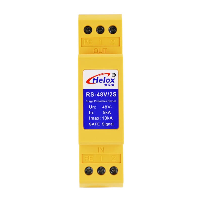 Henglixin High-Speed Control Signal Surge Protector 48V Linked Fire Protection Surge Protector RS-48V/2S