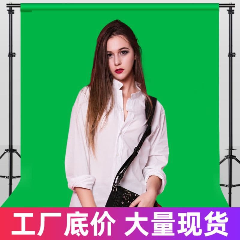 Green screen set live photography retractable background bracket door-shaped shooting stand shooting green cloth bracket cross-border