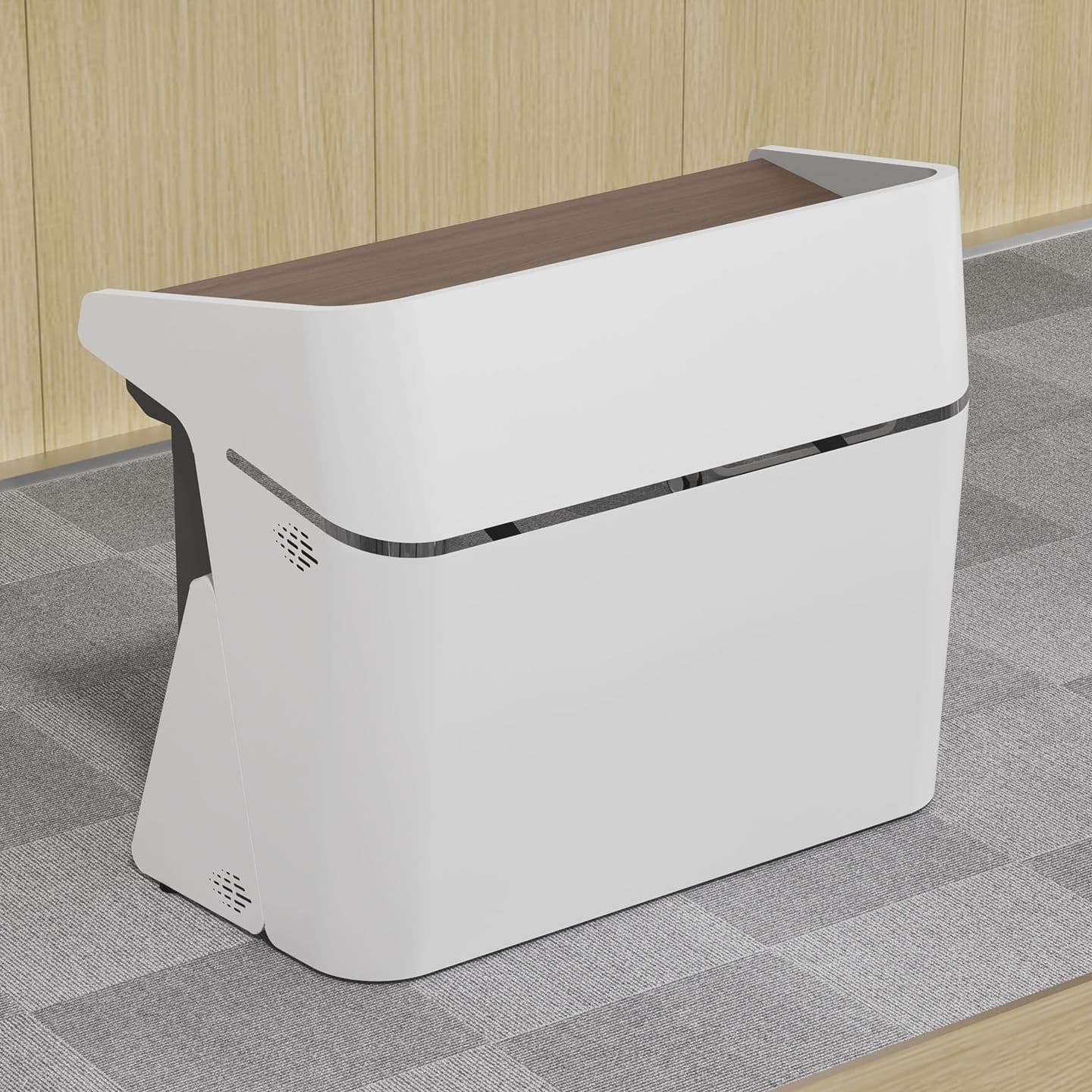 Multi-Functional Lectern - Conference Training Desk - Classroom/Lab Podium Table - Extra-Large Desktop - Tech Speech Platform