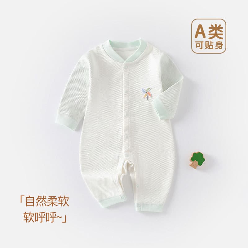 Baby Soft Velour Romper, Seamless, Class A Cotton, Suitable for Spring, Autumn, Winter, Cute Casual Newborn 0-1 Year Crawling Suit