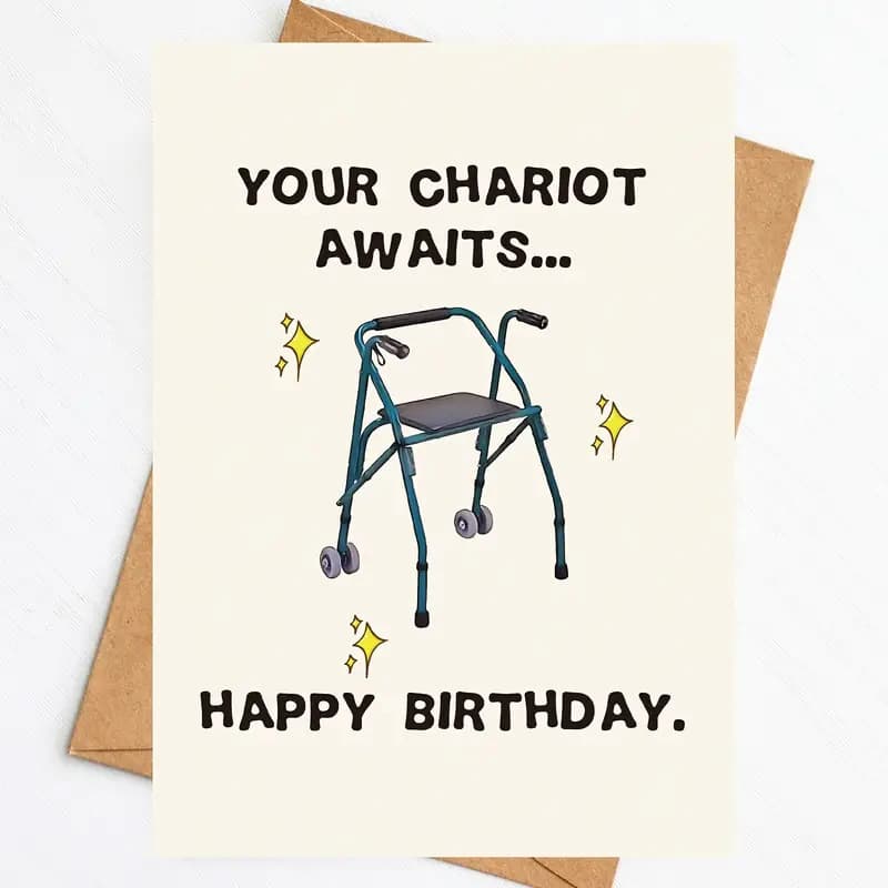 1 piece, funny birthday card for grandparents, husband, boyfriend, girlfriend, wife