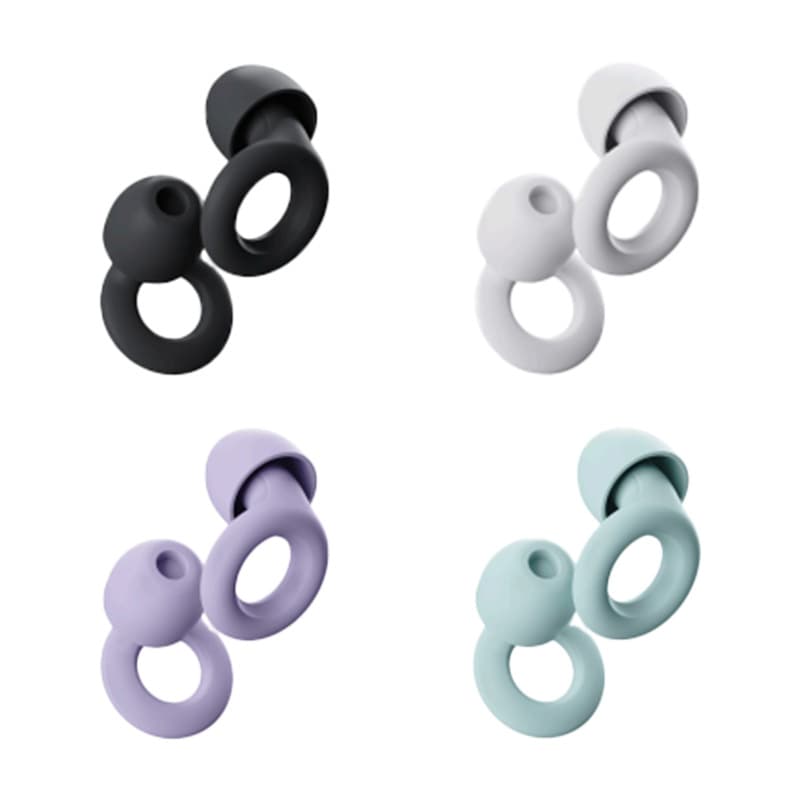 Cross-border soundproof earplugs color anti-noise earplugs LOPO silicone earplugs noise reduction soundproof earplugs silicone
