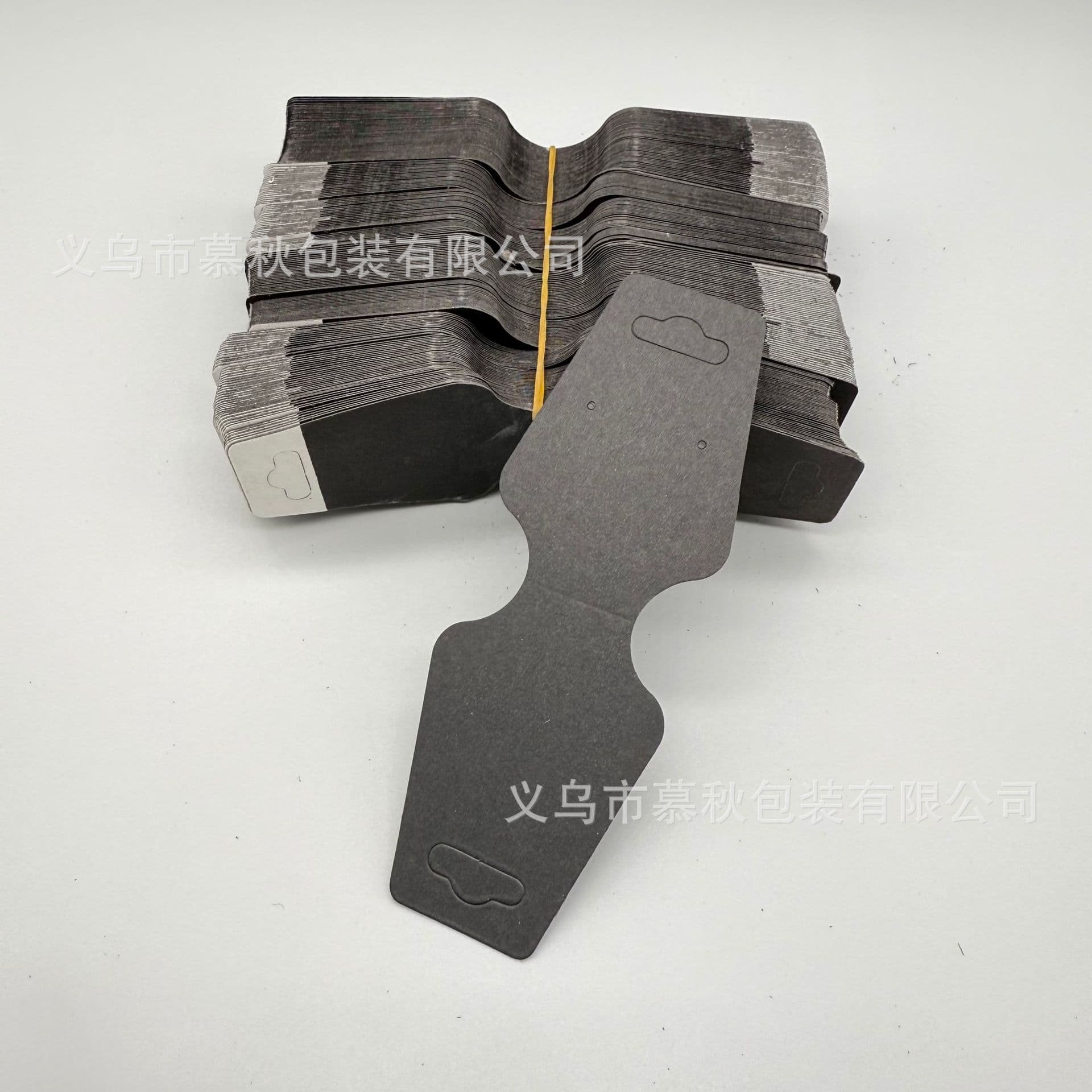 In Stock Cross-Border Adhesive Packaging Paper Card Laser Paper Hair Tie Necklace Bracelet Jewelry Folded Display Card