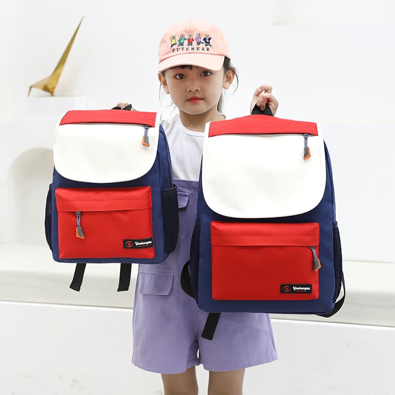 Kindergarten Backpack with Printing, Wholesale for Students, Training Institution Gift Advertising Bag, High-Elasticity Children's Backpack