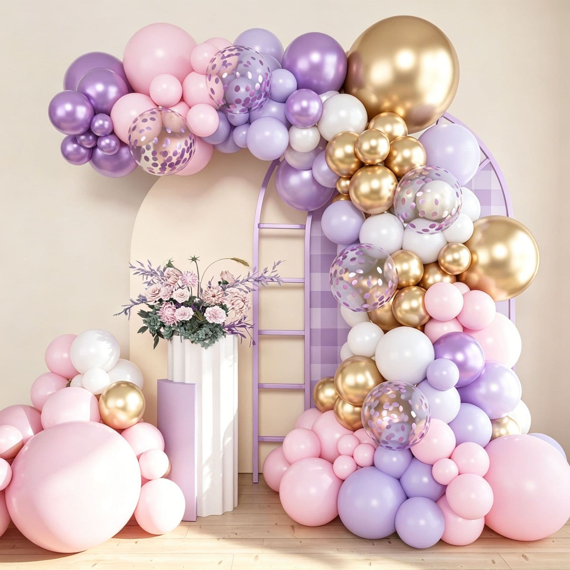 Cross-border balloon set balloon floating helium birthday arrangement engagement background wall arrangement balloon chain set birthday