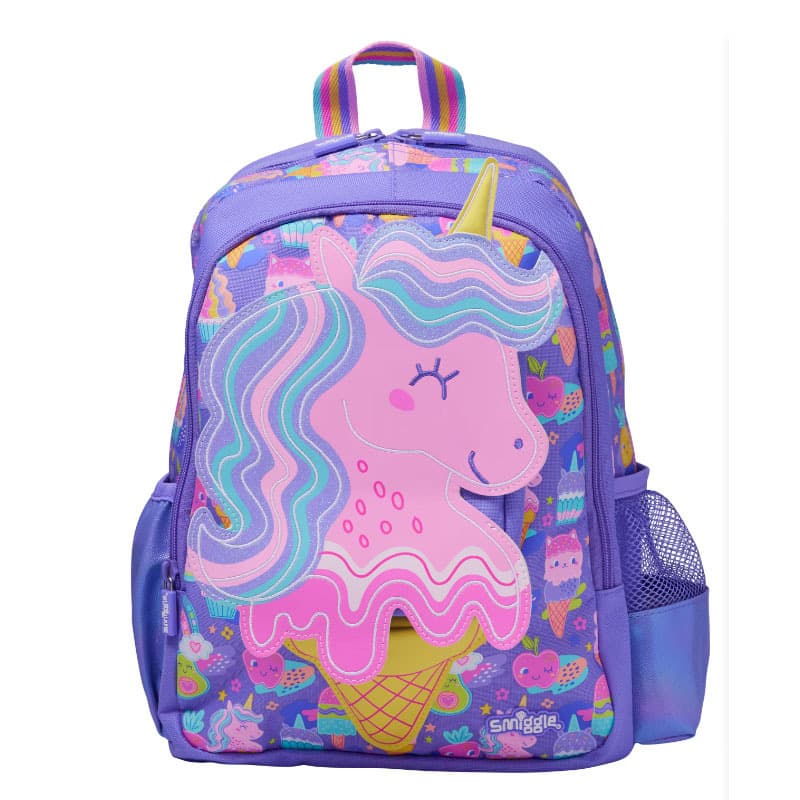 Australian Smiggle Large Backpack Medium Shaped Backpack Outdoor Casual Backpack for Primary and Secondary Students Kids