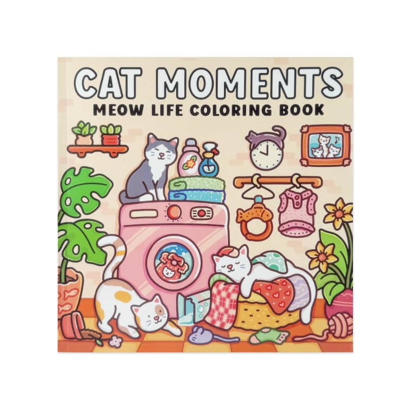 Cross-border monster coloring book CAT MOMENTS MEOW LIFE COLORING BOOK drawing book