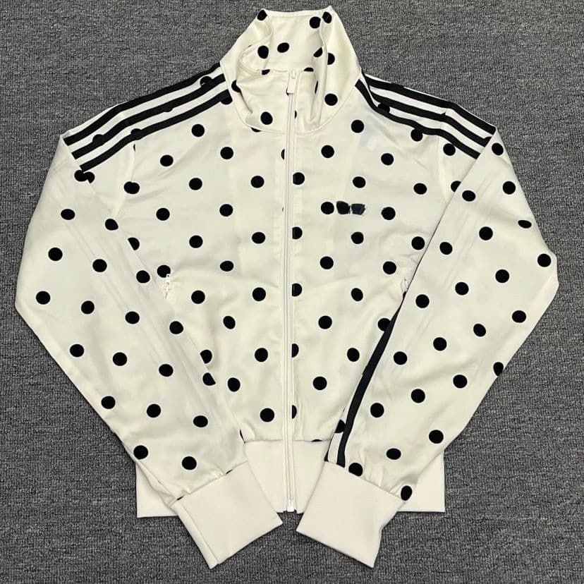 AD Polka Dot Jacket / Size 26 New Spring-Summer Printed Full-Print Jacket Women Ins Japanese Style Long-Sleeve Top