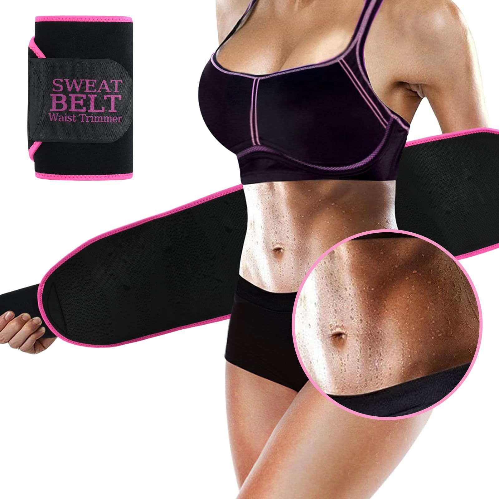 Amazon Best-Selling Sports Waist Trimmer Belt for Fitness, Abdominal Support, Yoga, Fat Burning, Postpartum Recovery, Tummy Control Belt