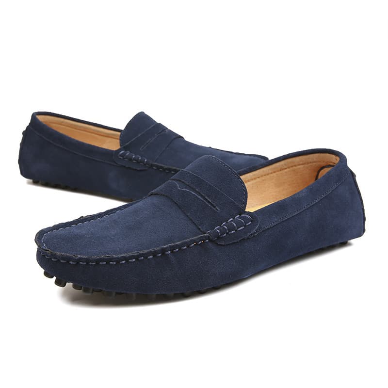 Men's Shoes Manufacturer Korean Style Men's Loafers Slip-on Shoes British Casual Shoes Foreign Trade Driver 48 Large Size 49 Shoes 2088