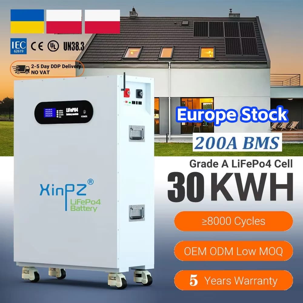 LiFePO4 Solar Lithium Iron Phosphate Battery 51.2V 314Ah Home 48V PV Energy Storage Battery 16KWH