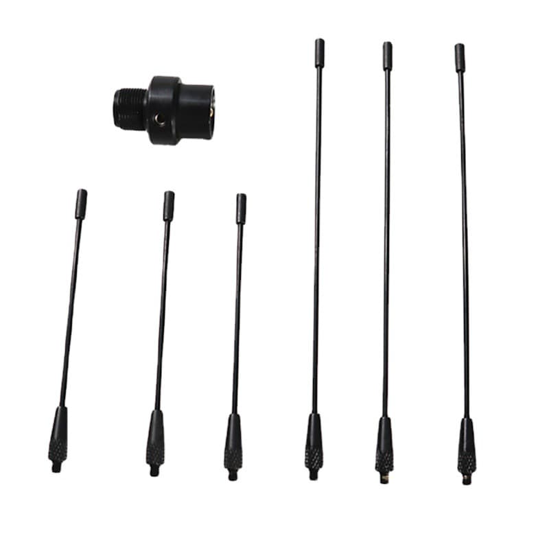 Vehicle-mounted radio walkie-talkie UV dual-band clip-on grounding network RE-02 antenna enhances signal and protects against lightning strikes.