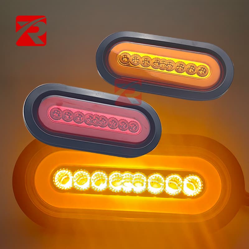 12/24V truck side lights, cabin side lights, warning lights, large truck trailer driving turn signal lights