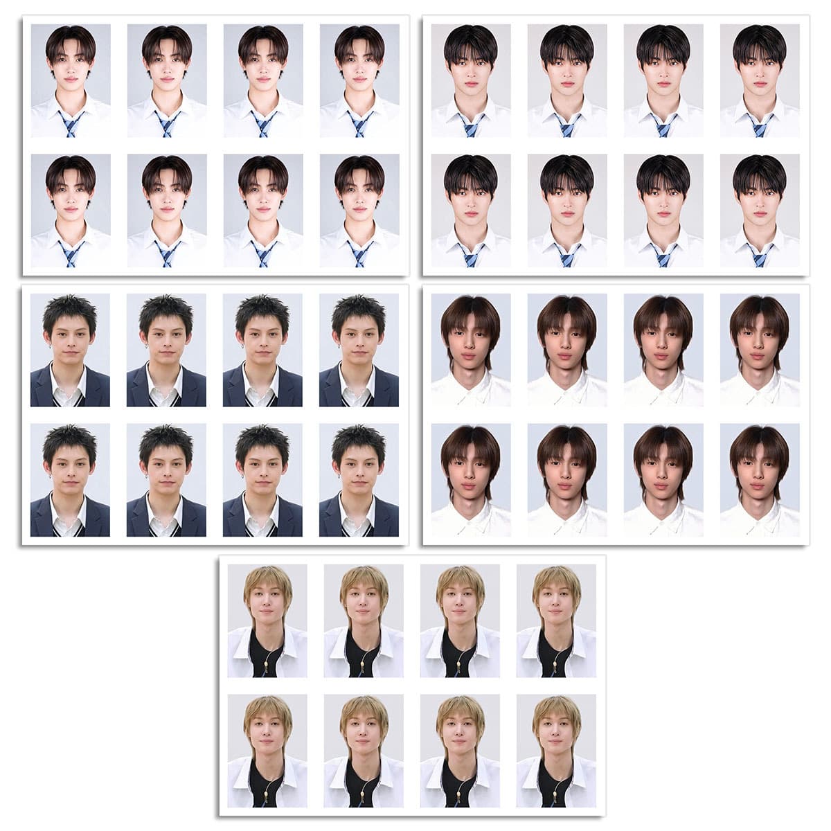 CORTIS surrounding ID PHOTO ID photo one-inch photo ID card photo An Ganhao Yan Chengxuan