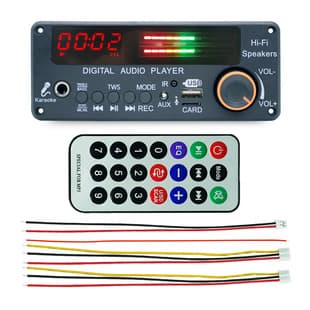 JQ Audio Decoder BIY Bluetooth Board Cross-Border Car Bluetooth MP3 Decoding Board K Song Outdoor Bluetooth Mainboard
