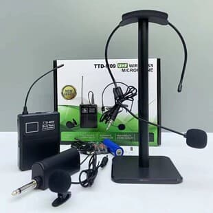 Wireless Headset Microphone for Conference, Lapel Mic, Wholesale TTD-M09