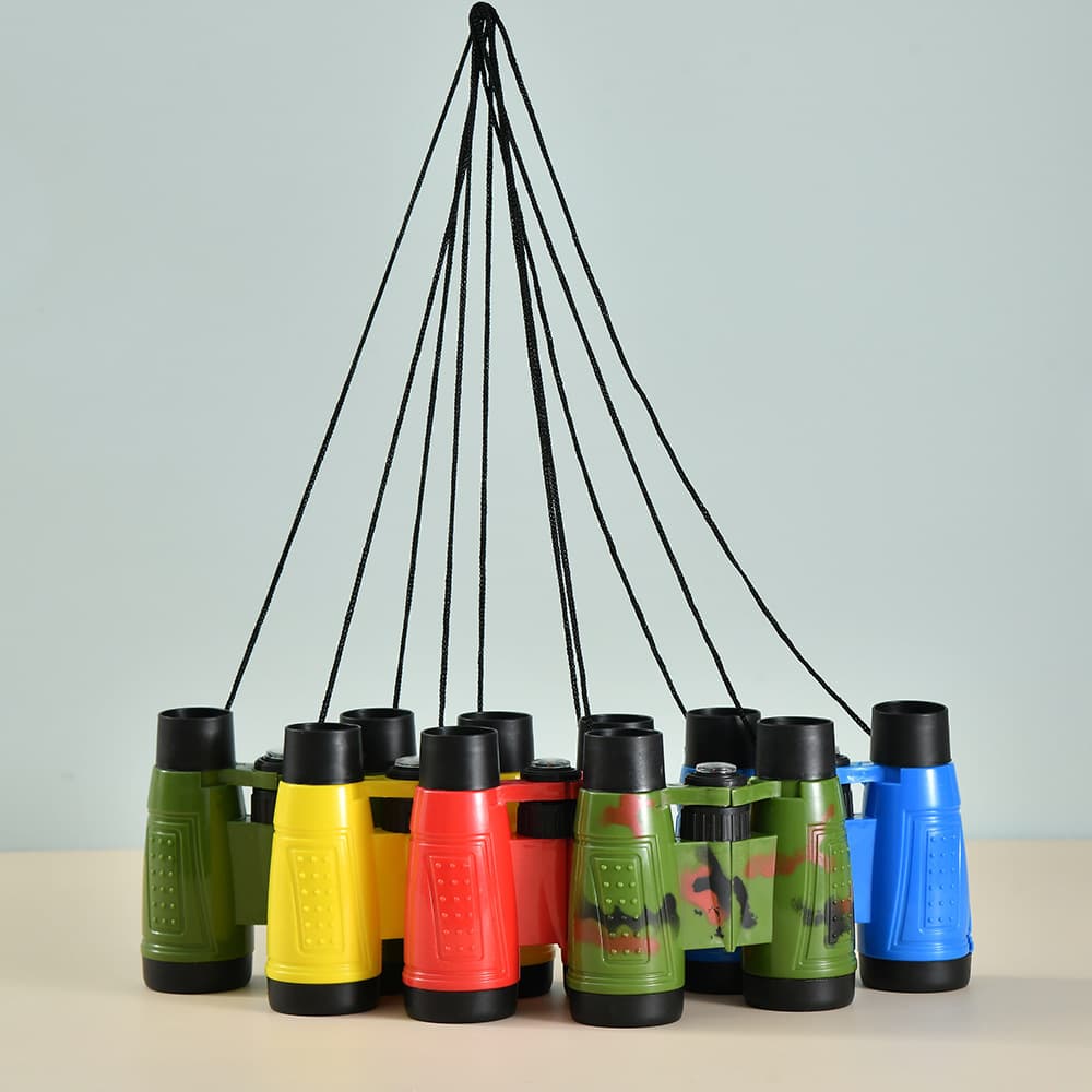 Factory Wholesale 6X30 Binoculars Children's Color Mix Dual-Tube Telescope Toy Telescope Gift Telescope