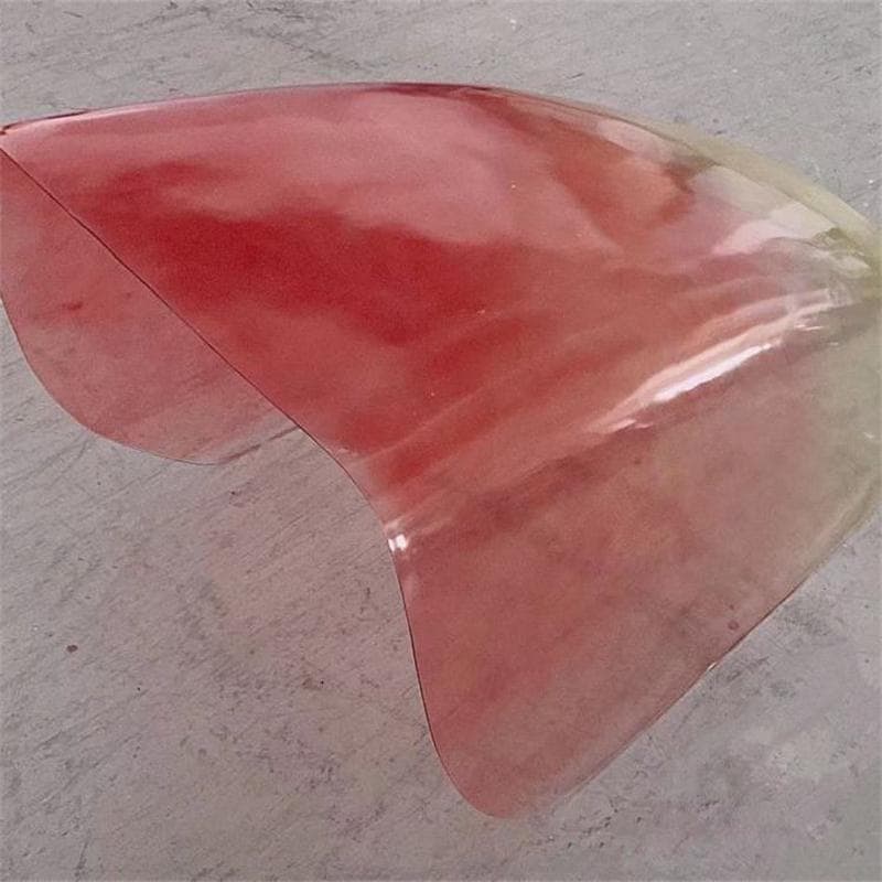 Custom heat-bent acrylic processing parts, hot-pressed bending panels, custom-shaped arc-colored plexiglass covers