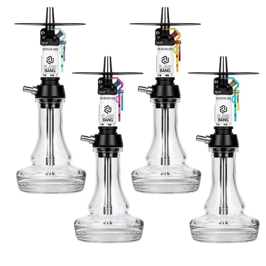 Cross-border Hot Selling Gift Box Germany Russia Hookah Set Amotion Flash Bang Hookah