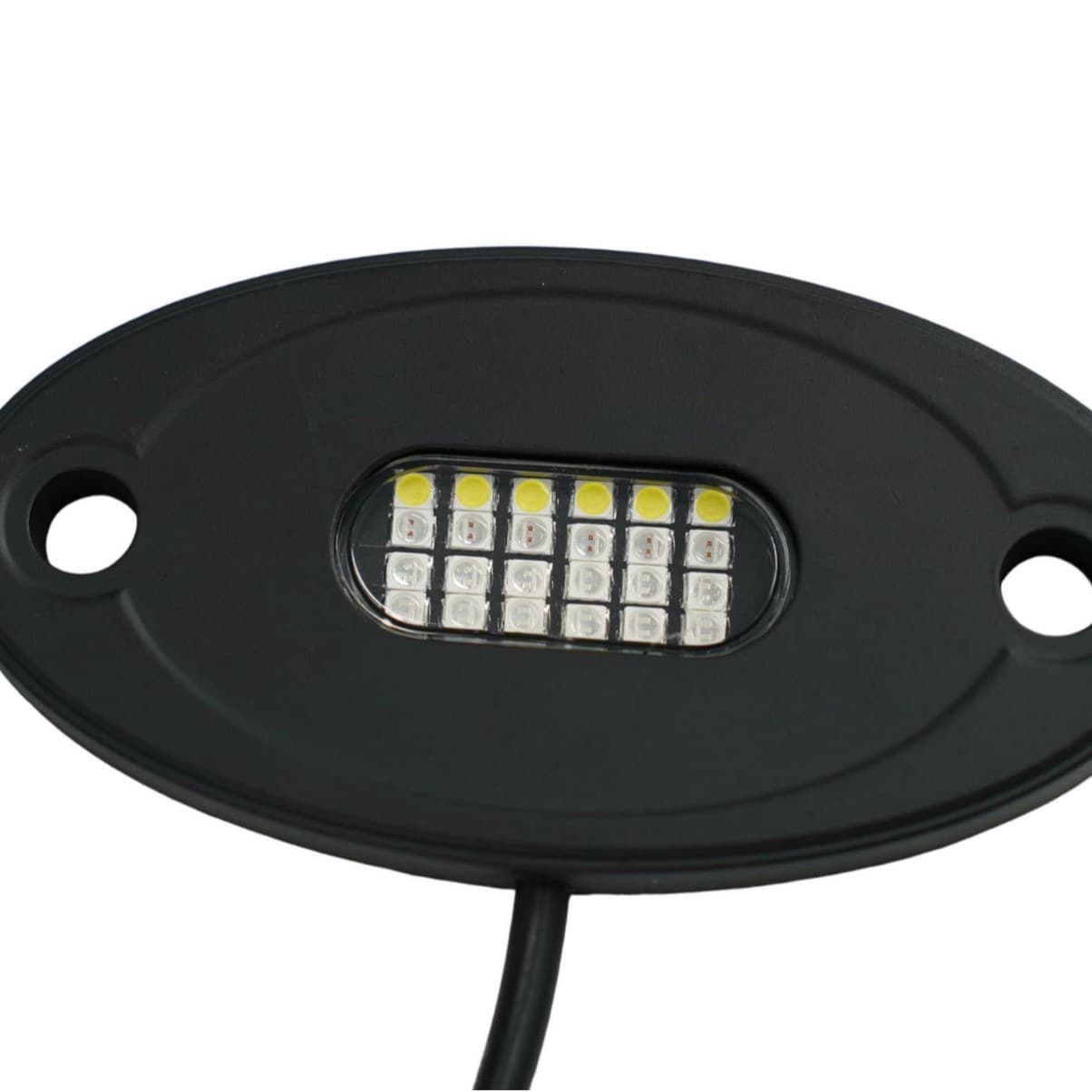 One-to-Four Bluetooth Controlled 4pcs RGBW Deck Lights LED Underbody Lights RGBW Atmosphere Lights Car Modification