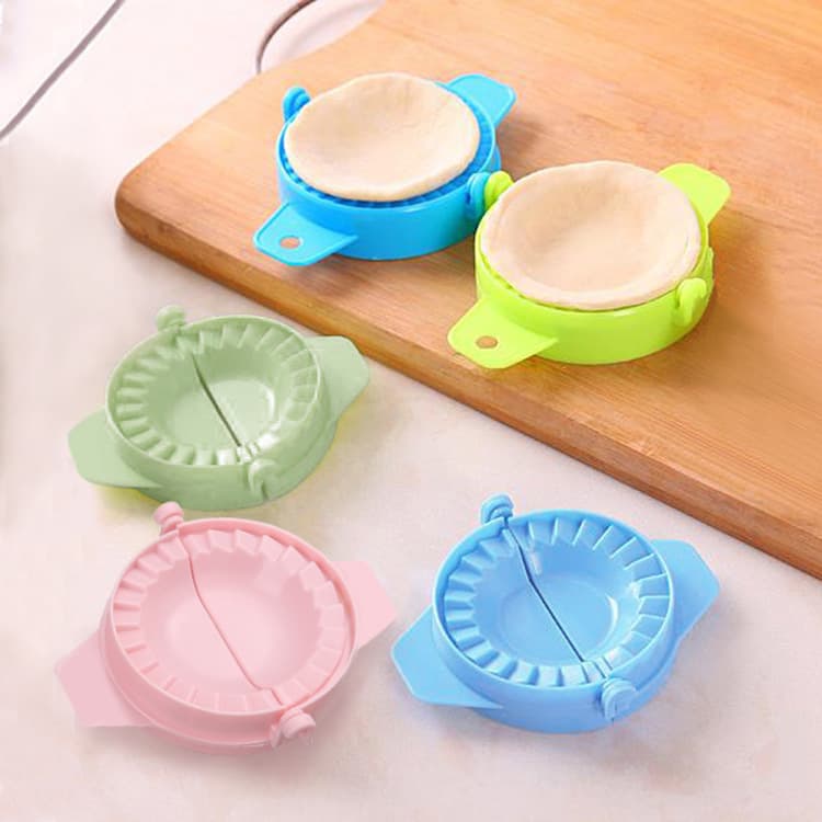 Manual dumpling maker/mold for kitchen use, dumpling tongs, colored dumpling molds.