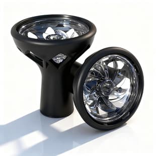 Hookah Accessories in Stock, Arabic Hookah Carbon Heat Management Device, No Tin Foil Needed, Windproof, Crystal Silicone Ceramic Heat Manager