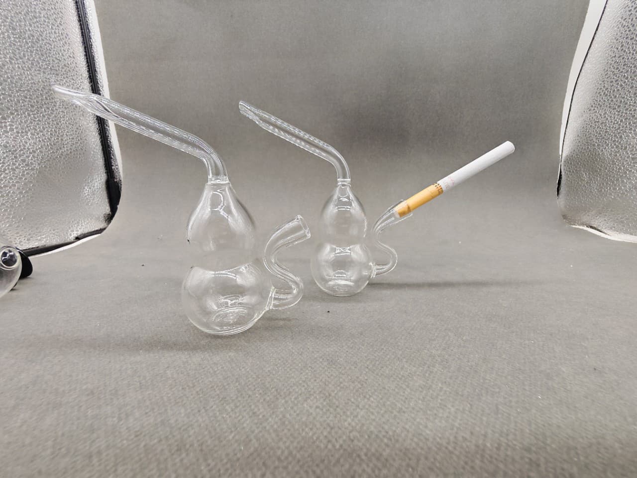 Thick/Medium/Thin Multi-Use Colored Glass Hookah Mouthpiece Cleaning Filter Water High Borosilicate Glass Gourd