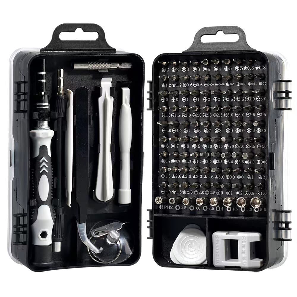 Electronic Repair Tool Kit Precision Screwdriver Phone Repair Multifunctional Disassembly Tool Box 115-Piece Set