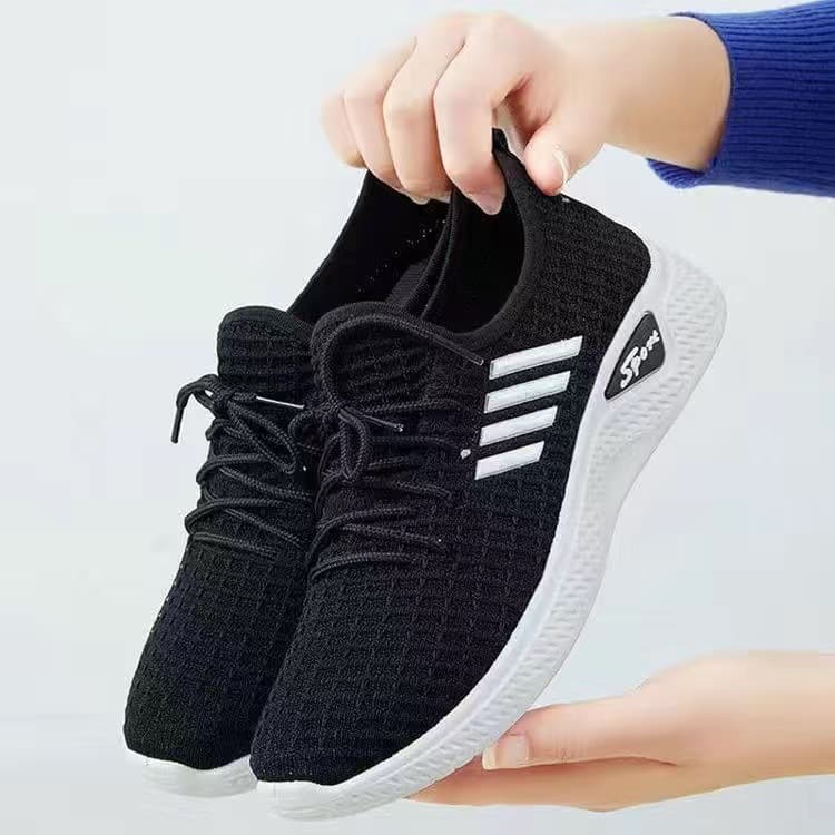 Dropshipping New Summer Old Beijing Cloth Shoes Flat Hollow Women's Mesh Sports Casual Shoes Comfortable Flat Shoes