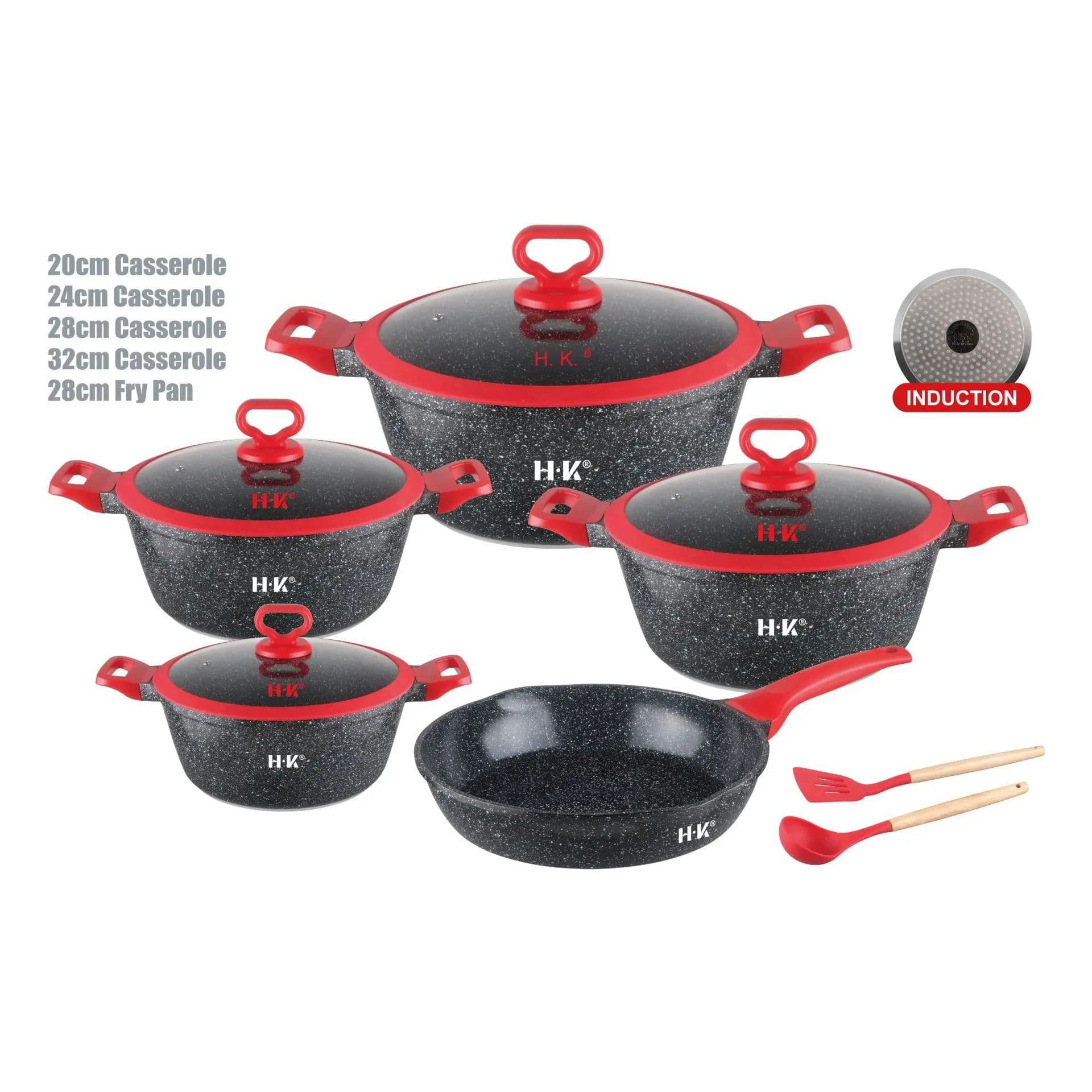11Pcs Pots and Pans Set Cookware Sets Cooking Set Frying Pan
