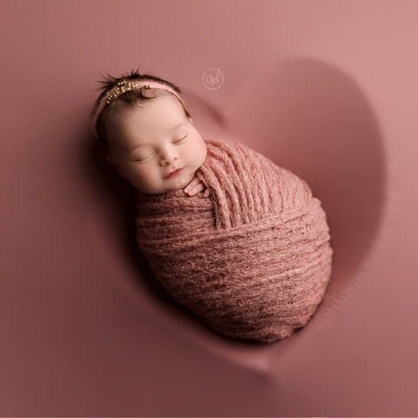 Knitted Baby Photography Wrap Cloth Child Photography Knit Wrap Scarf Baby Photo Shoot Wrap Cloth with Headwear Neutral/Unisex