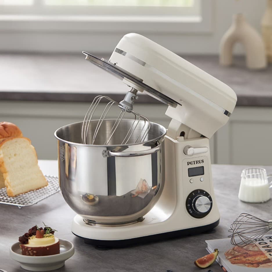 Petrus PE4633 Automatic Multi-Functional Stand Mixer for Dough Kneading, Whipping, and Bread Making