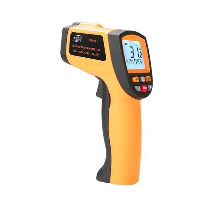 BIAOZHI GM900 Handheld Infrared Thermometer Industrial Digital Display Thermometer with Laser, English Version
