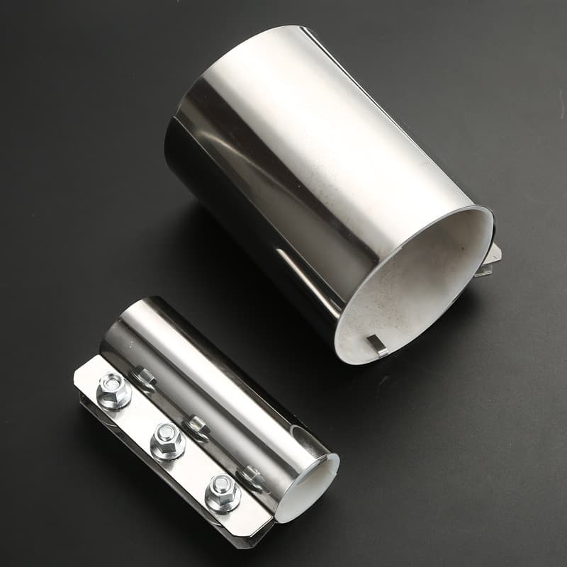 Central Feeding System Pipe Clamp 1.5 Inch 3 Inch Stainless Steel Pipe Connector Rubber Clamp Round Tube Adapter