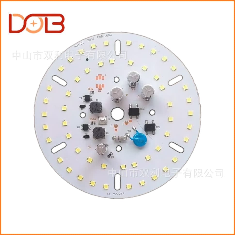 100W LED fin light, industrial and mining light, bulb module, DOB+