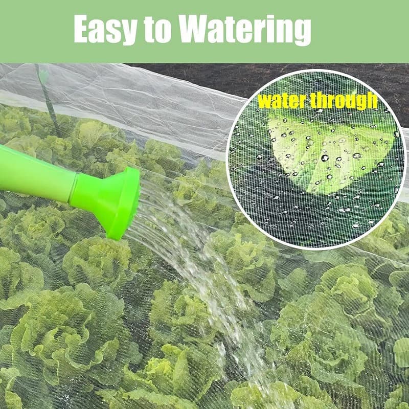 Cross-border Agricultural Greenhouse Insect Net Nylon Mesh Garden Greenhouse Vegetable Plant Gardening Insect-proof Breeding Net In Stock