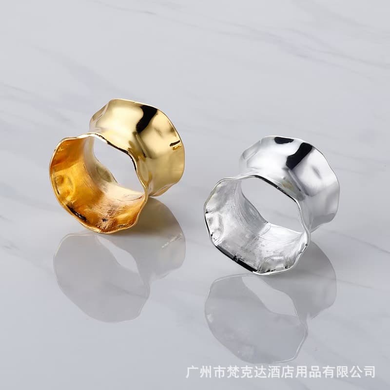 Hotel Table Setting Napkin Ring Napkin Holder Napkin Folding Cloth Napkin Ring Restaurant Napkin Ring Table Decoration Ring Trendy