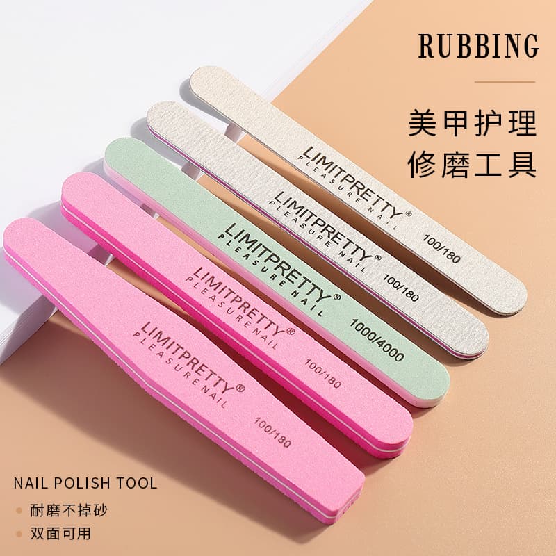 Nail polishing strips, nail files, polishing strips, sponge strips, double-sided polishing strips, nail buffing strips, specialty tools wholesale
