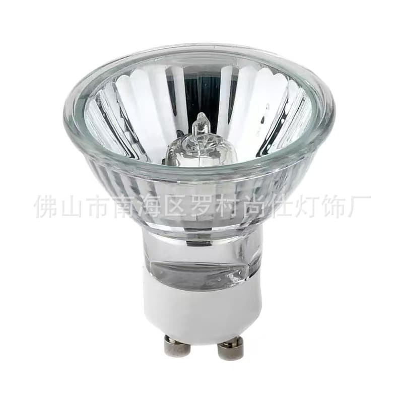 Factory Direct Supply GU10 Halogen Lamp Cup Quartz Spotlight 110V/220V 25W/35W/50W Dimmable Candle Melt Light GU