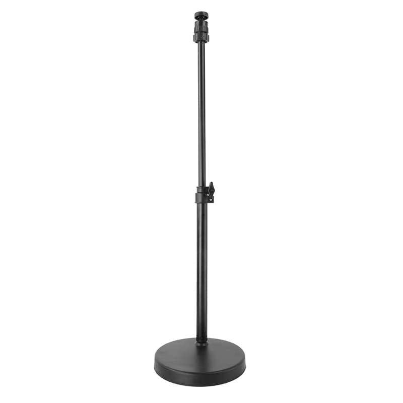 Factory Supply Round Phone Stand, Weighted Adjustable Phone Holder, Multi-Functional Live Streaming Overhead Phone Desktop Stand