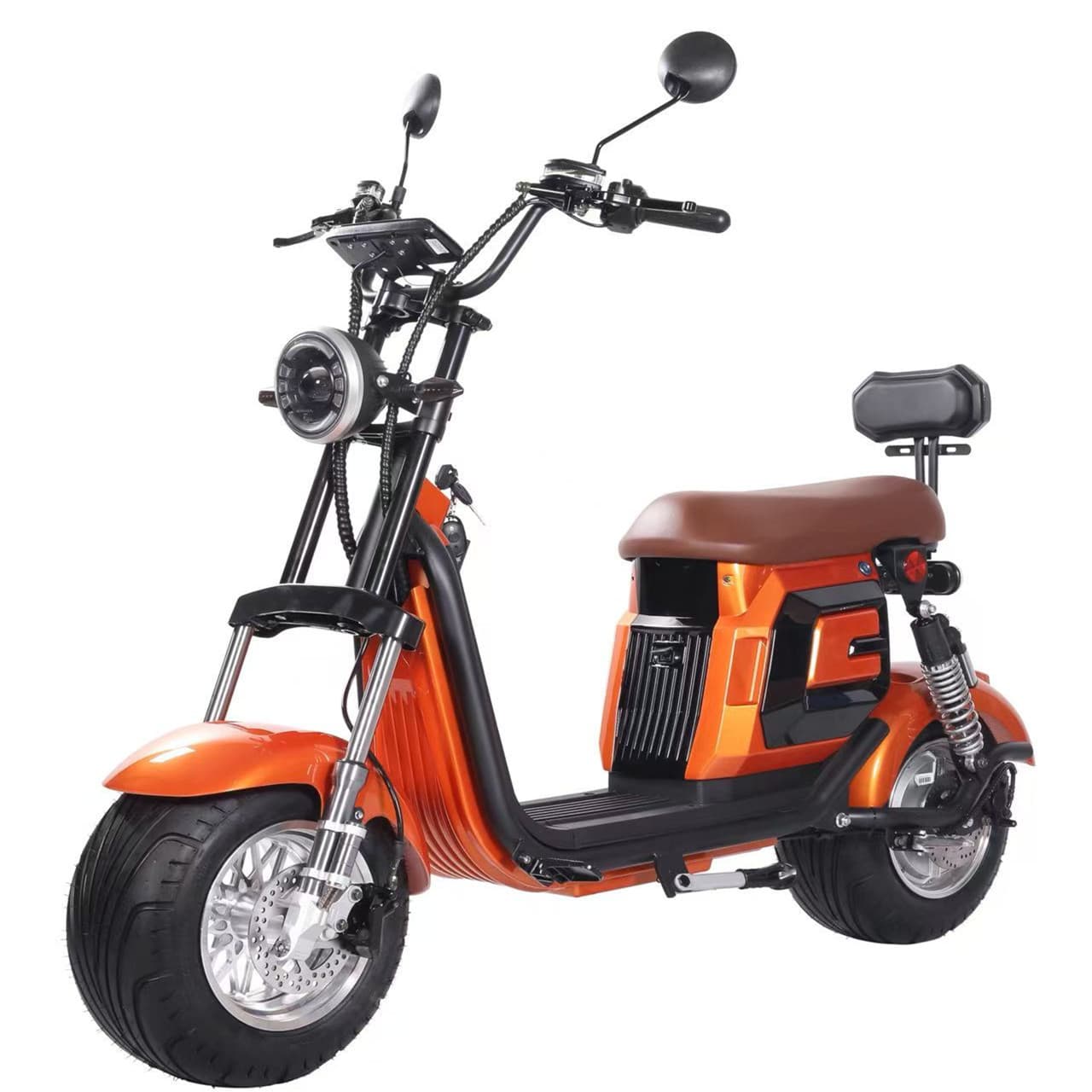 Cross-Border Direct Sales X18 New Brazil Overseas Version Harley Electric Scooter Ultra-Wide Tire Electric Scooter Lithium Battery Motorcycle