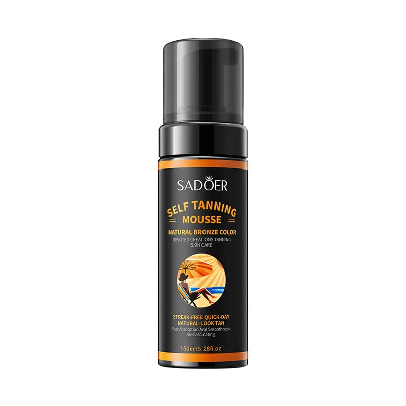 All-English Dark Tanning Lotion SADOER Moisturizing Tanning Cream Bronze Dark Tanning Lotion Black Cream Cross-border Foreign Trade