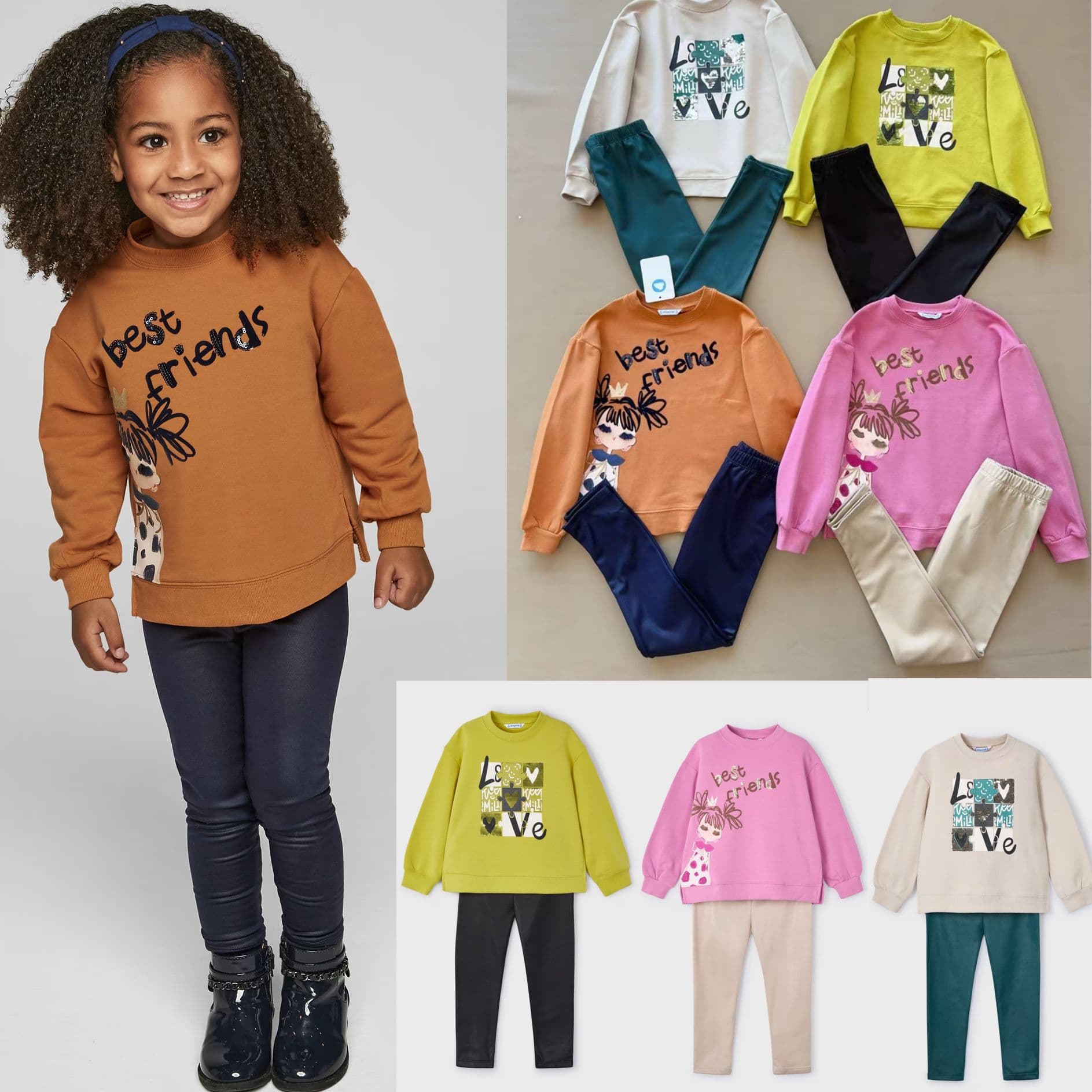 Mayoral new design set sweater and pants 04708
